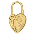Hermes Rock Heart Cadena Bag Charm Gold