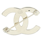 Chanel CC Logo Rhinestone Denim Brooch — view 2
