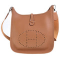 Hermes Evelyne 3 PM Gold Taurillon Shoulder Bag