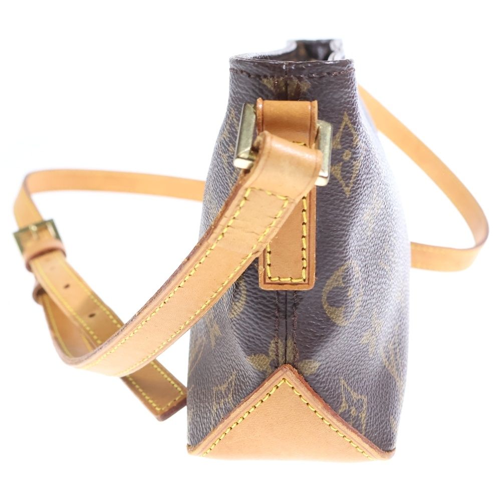 Louis Vuitton Trotteur Monogram Leather Shoulder Bag Gold Brown — view 3
