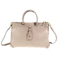 Louis Vuitton Trianon MM Monogram Empreinte Handbag Beige
