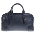 Loewe Amazona 28 Boston Bag Black Cles the Silver