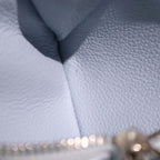 Louis Vuitton Monogram Empreinte Card Holder Romy Case Coin Pouch Light Blue — view 4