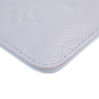Louis Vuitton Monogram Empreinte Card Holder Romy Case Coin Pouch Light Blue — view 5