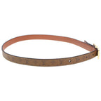 Louis Vuitton Monogram Reverse LV Duo 18 mm Leather Belt Brown Gold — view 3