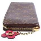Louis Vuitton Monogram Portefeuille Clemence Flower Charm Wallet Card Case — view 3