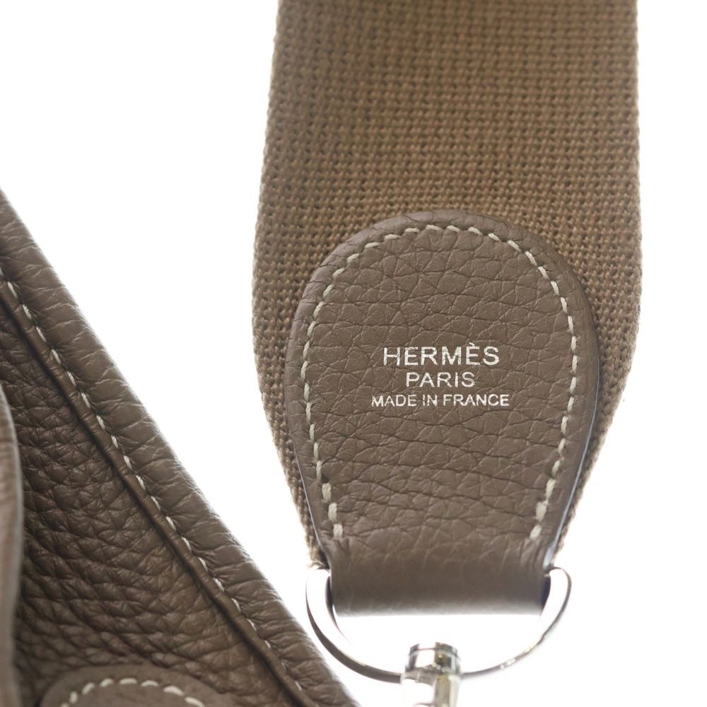 Hermes Evelyne Shoulder Bag Silver — view 5