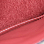 Hermes Sac a Depeches 24 Togo Leather Clutch Second Silver Black — view 4