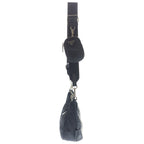 Prada Re Edition Nylon Chain Shoulder Bag Silver Black — view 3