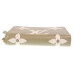 Louis Vuitton Monogram Empreinte Zippy Coin Purse Mini Wallet Bicolor Khaki — view 6