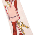 Louis Vuitton Bandeau BB Flower and Straps Beige Silk Scarf — view 5