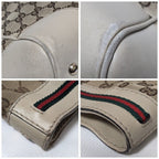 Gucci GG Canvas Sherry Line Tote Shoulder Bag — view 5