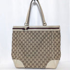 Gucci GG Canvas Sherry Line Tote Shoulder Bag