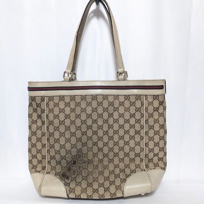 Gucci GG Canvas Sherry Line Tote Shoulder Bag — view 2