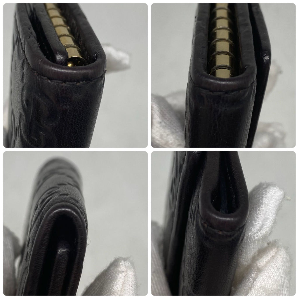 Gucci Key Case GG Marais the Leather 6 Keys Black Key Holder — view 5