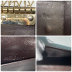 Gucci Key Case GG Marais the Leather 6 Keys Black Key Holder — view 6