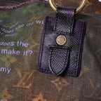 Louis Vuitton Tote Bag Richard Prince Heartbreak Monogram Jokes Canvas Violet — view 8