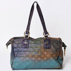 Louis Vuitton Tote Bag Richard Prince Heartbreak Monogram Jokes Canvas Violet — view 2