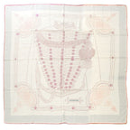 Hermes Carre 140 Brandebourgs Brandenburg Decoration Beige Scarf Cashmere Silk