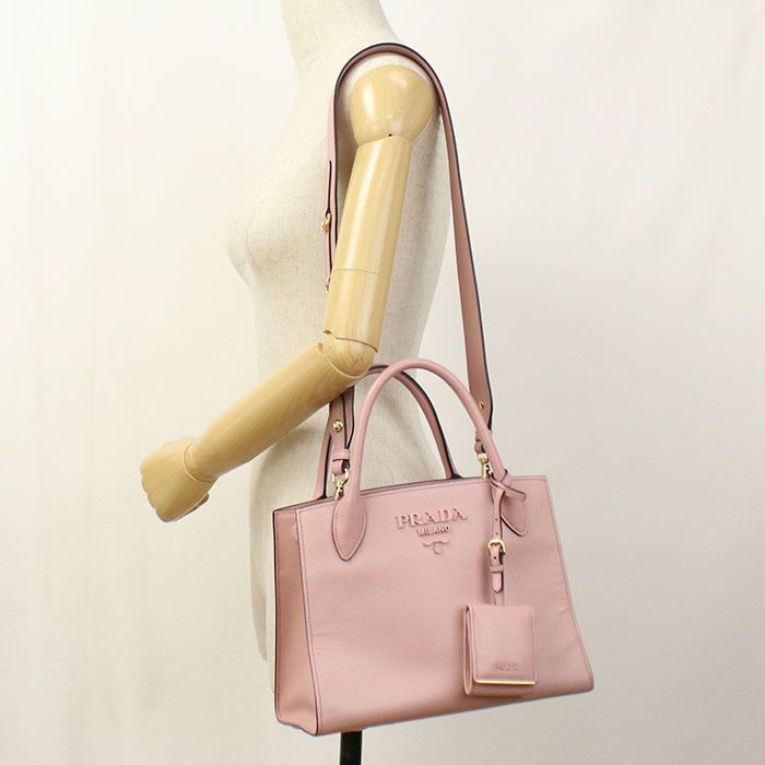 Prada 2-Way Saffiano Leather Tote — view 8
