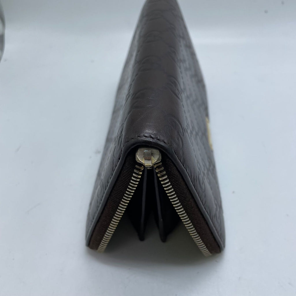 Gucci Wallet Marais the Round Brown Gold Plate — view 5