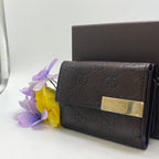 Gucci Trifold Wallet GG Marais the Hook Compact Card Billfold