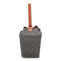 Celine Triomphe Strap Box Handbag Brown