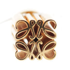 Loewe Anagram Cube Stud Earrings Gold — view 6