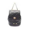 Chanel Backpack 19 Black Lambskin Quilted Small