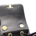 Chanel Backpack 19 Black Lambskin Quilted Small — view 7