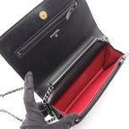 Chanel Shoulder Bag Gabriel de Black Leather Chain Wallet — view 3