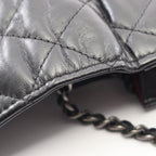 Chanel Shoulder Bag Gabriel de Black Leather Chain Wallet — view 7