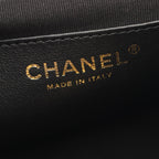 Chanel Backpack Quilted Small Chain Black Lambskin Icon Charm — view 4