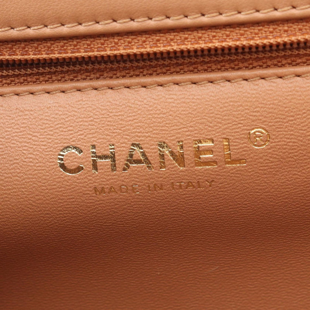 Chanel Shoulder Bag Quilted 2-Way Camel Leather Chain — view 4