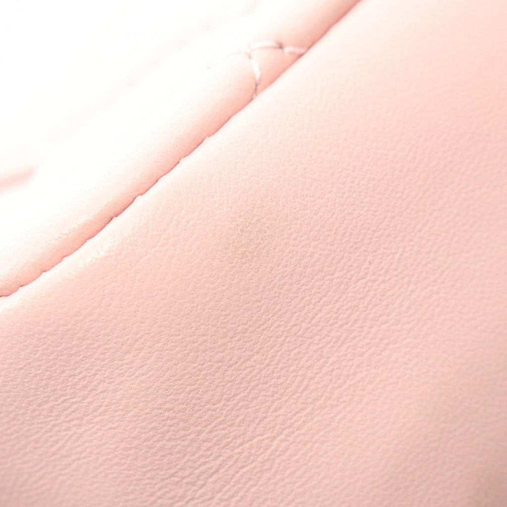 Chanel Shoulder Bag Mini Quilted Light Pink Lambskin Chain — view 6