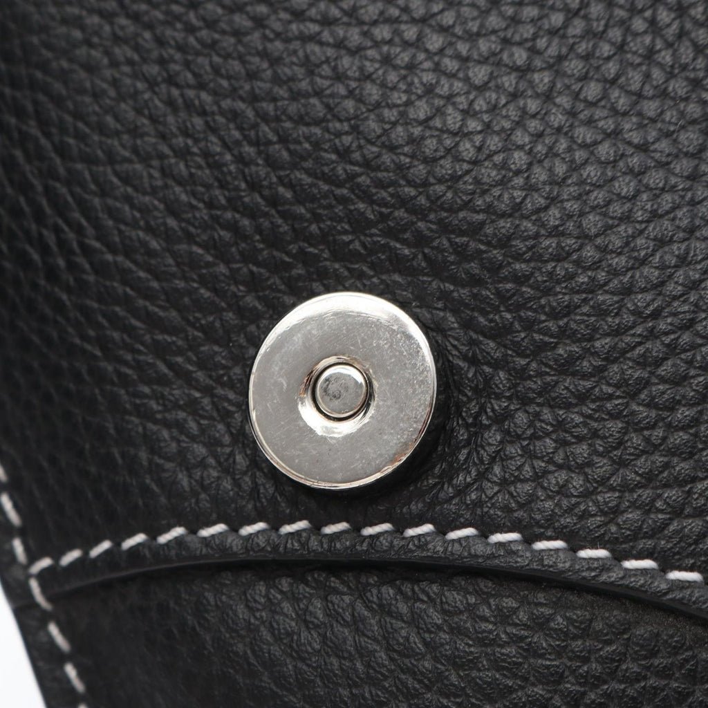 Dior Shoulder Bag Saddle Black Leather — view 7