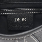 Dior Shoulder Bag Saddle Black Leather — view 4