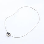 Hermes Necklace Cage Ash Cube Stainless Steel — view 2