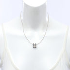 Hermes Necklace Cage Ash Cube Stainless Steel — view 5