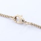 Chanel Necklace CC Logo Circle Leather — view 4