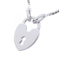 Dior Necklace Heart Lock Stainless Steel