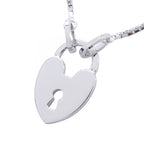Dior Necklace Heart Lock Stainless Steel