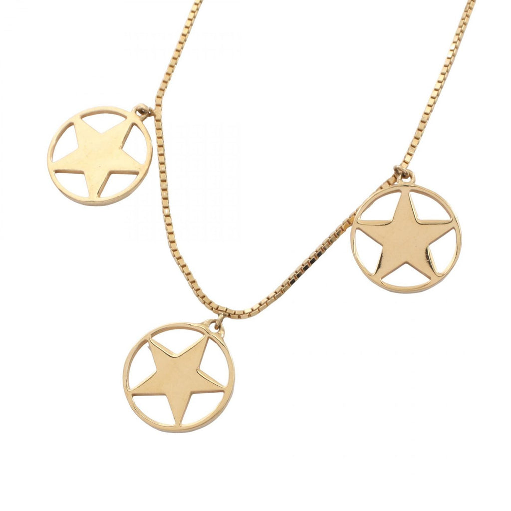 Dior Necklace Circle Star Logo — view 2