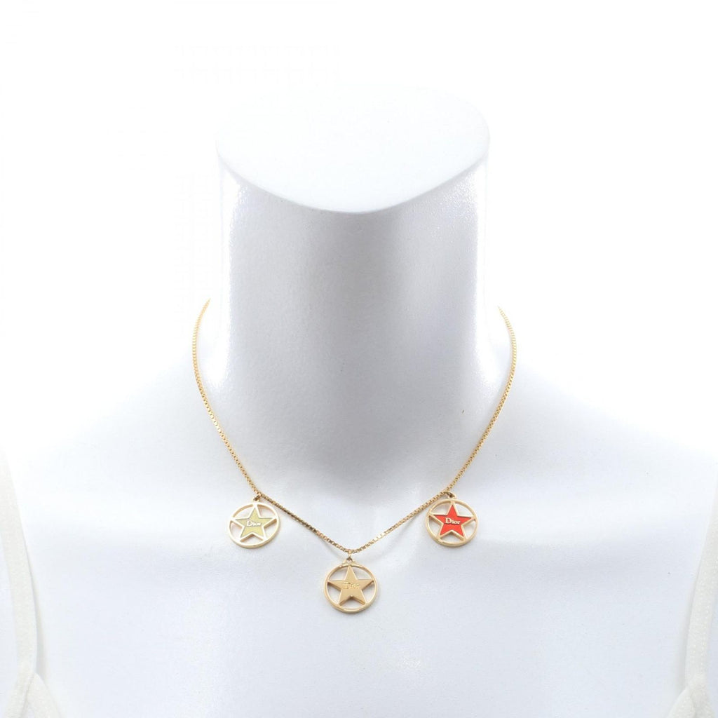 Dior Necklace Circle Star Logo — view 5