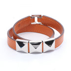 Hermes Bracelet Medallion Collier de Chien Leather