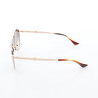 Gucci Sunglasses Gold Brown Eyewear — view 3