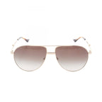Gucci Sunglasses Gold Brown Eyewear