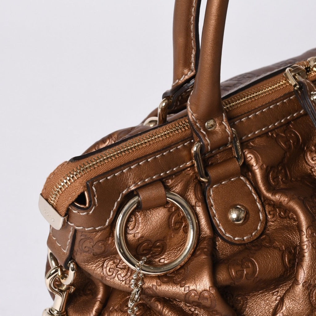 Gucci Sukey Guccissima Gold Tote Bag 2-Way — view 6