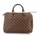 Louis Vuitton Damier Speedy 30 Hand Bag Ebene Brown Gold — view 2