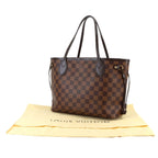 Louis Vuitton Damier Neverfull PM Tote Ebene Gold Brown — view 2